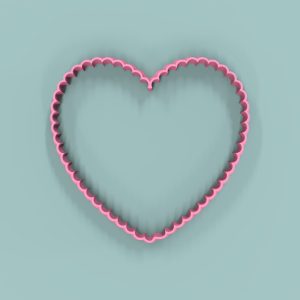 Corazón Ondulado 12cm