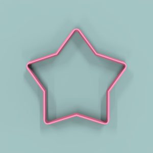 Estrella Redondeada 9cm