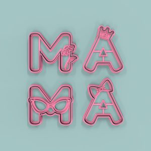 MAMÁ Decorada 9cm
