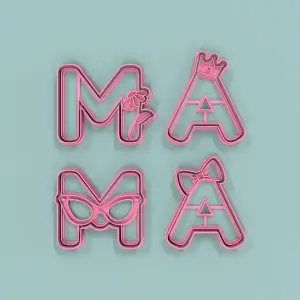 MAMÁ Decorada 9cm