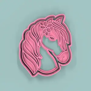 Caballo Flor 9cm