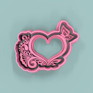 Corazón Mariposa 5,5cm