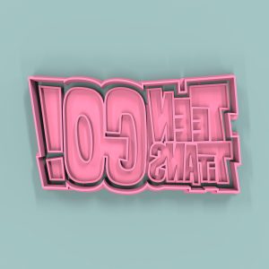 Logo Teen Titans 10cm