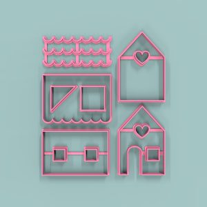 Casita para armar 9cm