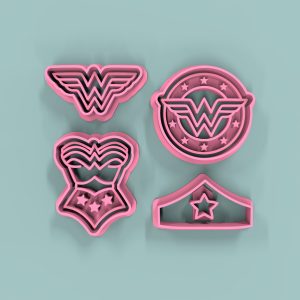 Set Mujer Maravilla 4cm