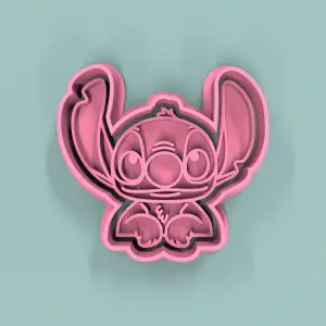 Stitch asomado 5cm