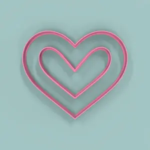 Corazón Doble 16cm