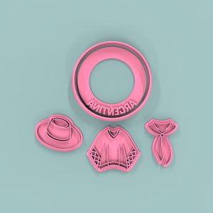 Sellos Gaucho Argentina 6cm