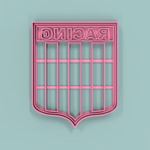 Escudo de Racing 12cm