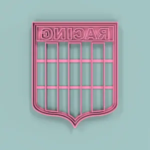Escudo de Racing 12cm