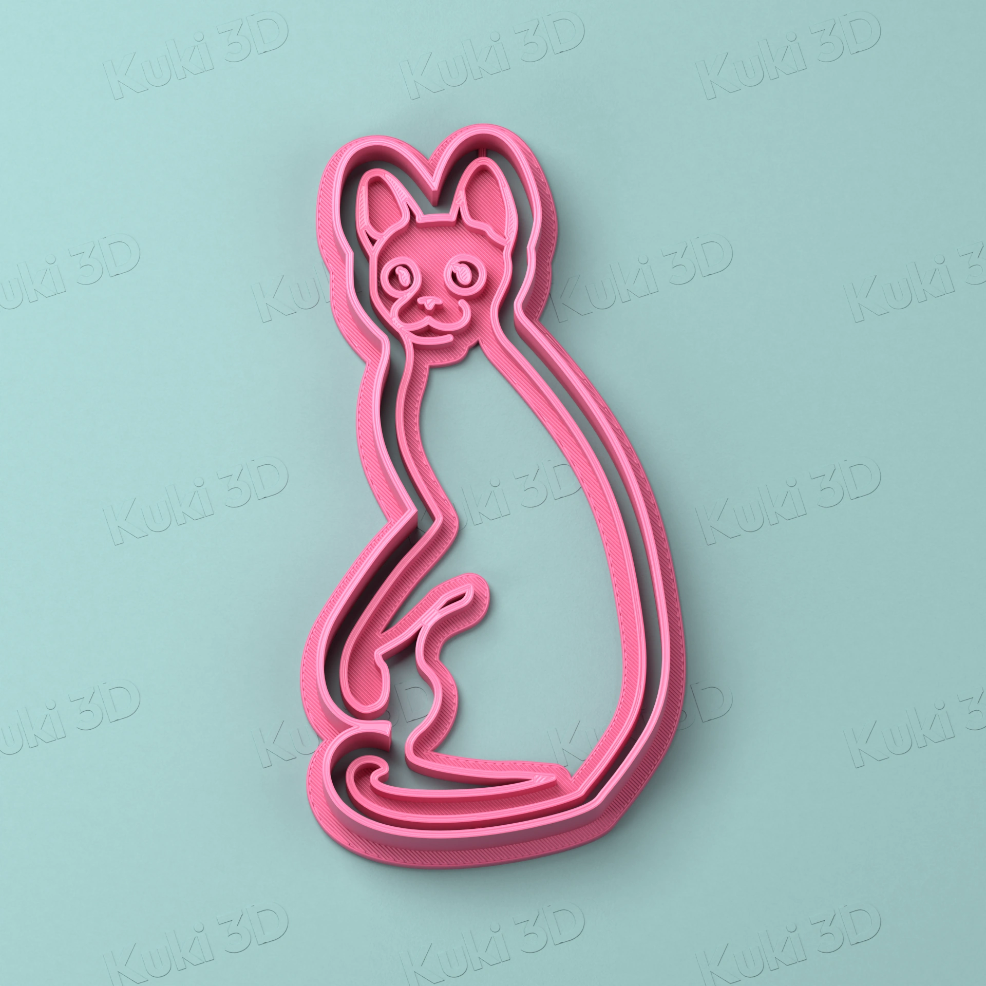 Cortante y sello Gatito Flow II 9cm