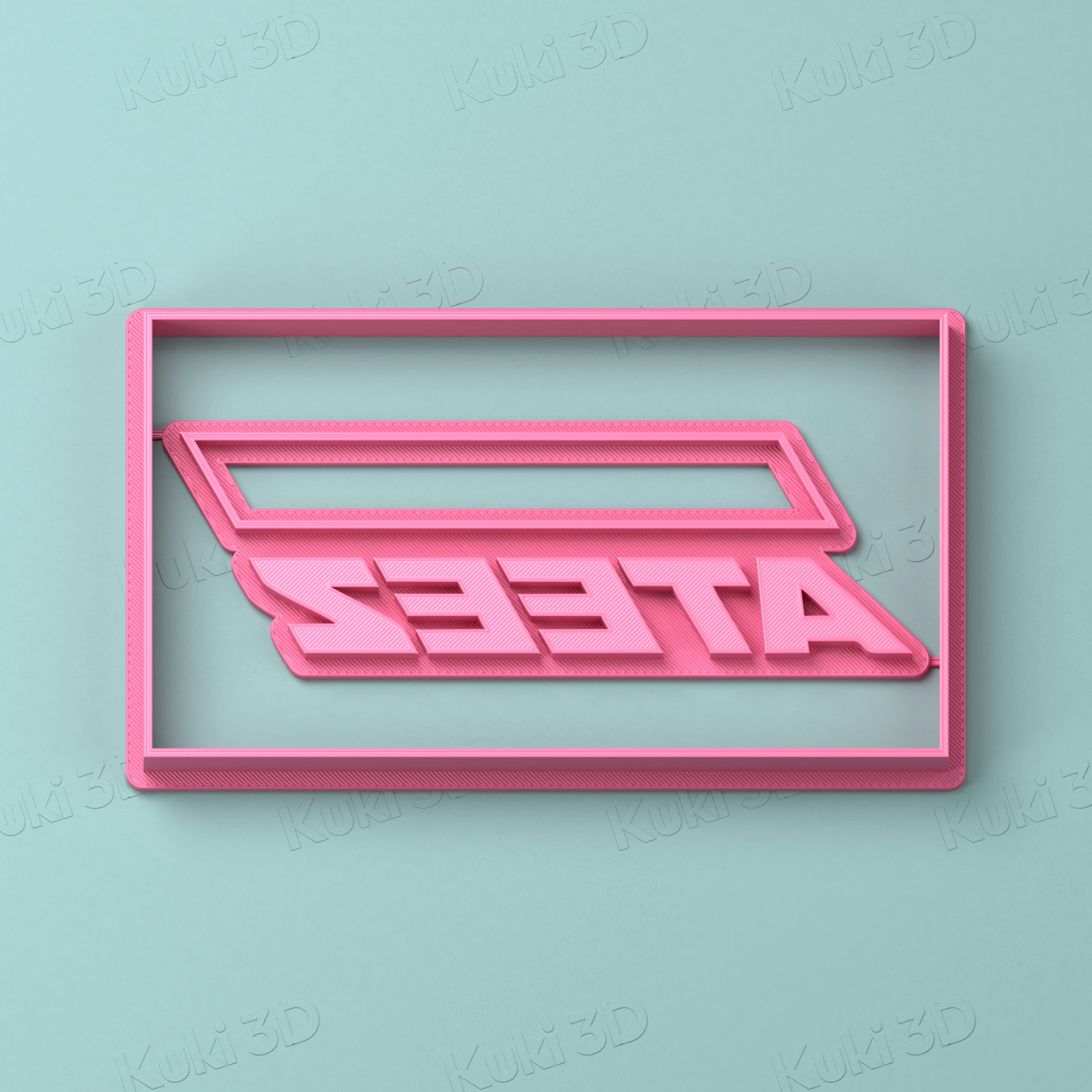 Cortante y sello Logo Ateez 9cm