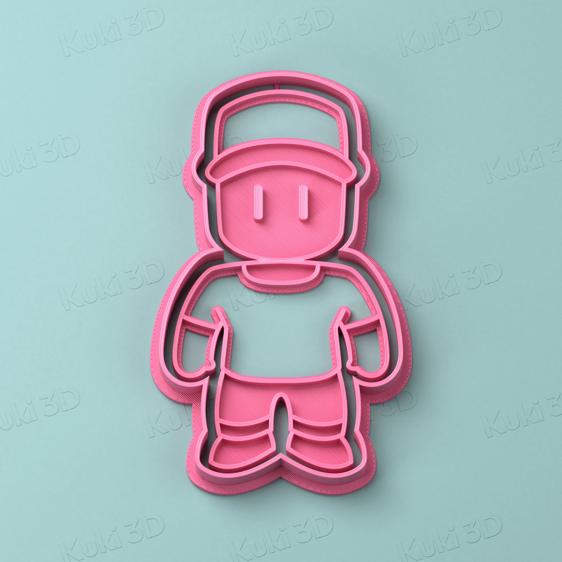 Cortante y sello Mr Stumble Stumble Guys 9cm