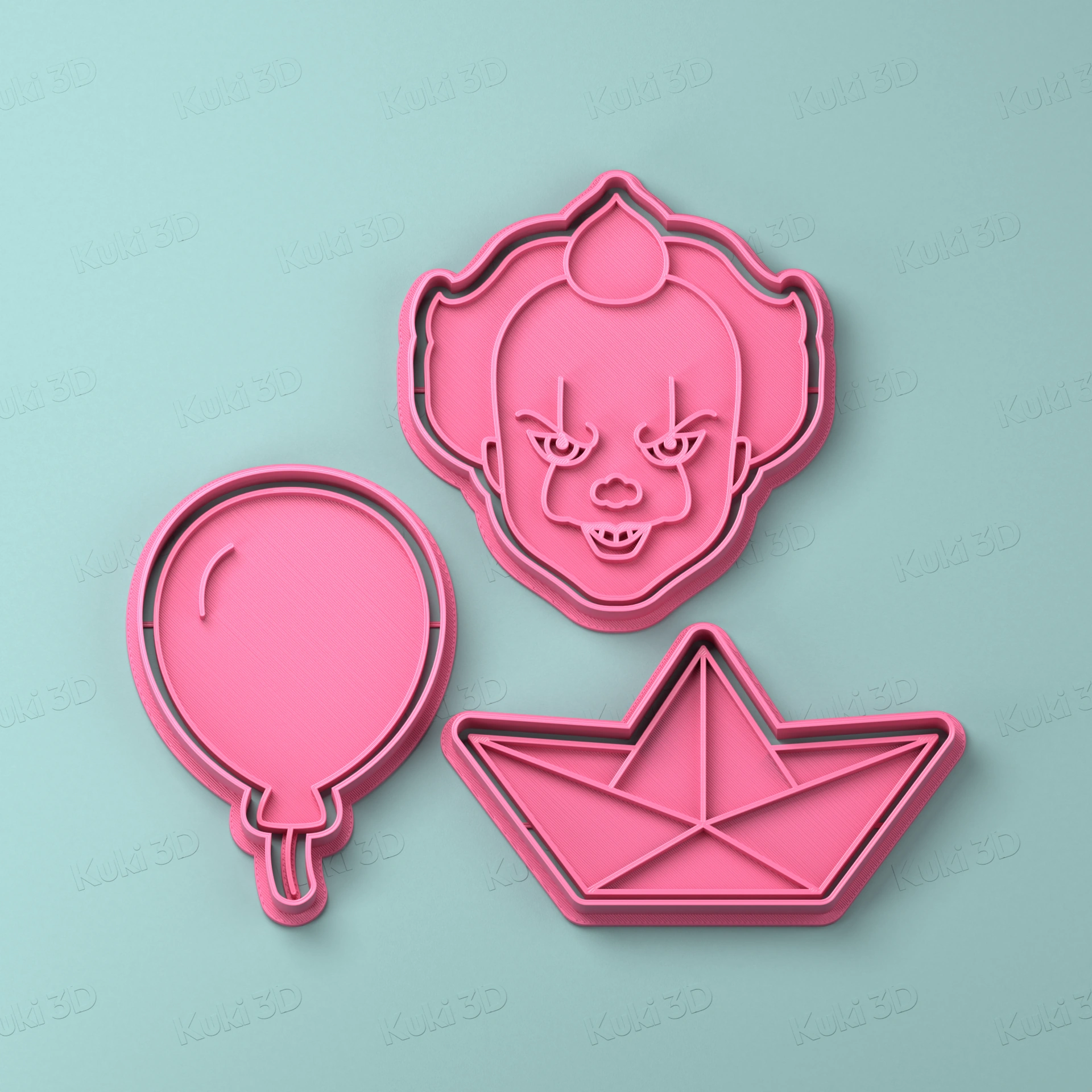 Set Payaso IT 9cm: cortantes y sellos